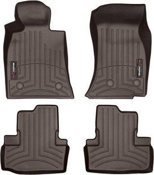 Килимки Weathertech Choco для Cadillac ATS / ATS-V (mkI) 2013-2019 automatic (WT 474971-474972)
