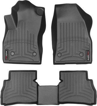 Килимки Weathertech Black для Fiat Doblo (mkII); Dodge ProMaster City (mkI)(1-2 row) 2010&rarr; (WT 447981-447982)