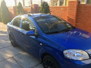 Поперечки на гладкий дах CHEVROLET Aveo Седан 2006-2011 Camel Lux 1,2м, Прямокутна
