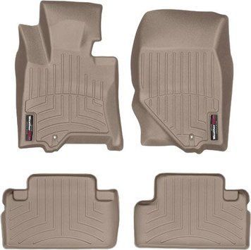 Коврики Weathertech Beige для Infiniti QX50 / EX (US)(mkI) 2007-2015 (WT 458681-451552)
