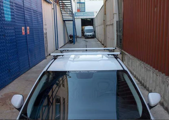 Багажник TOYOTA Corolla (E14; E15); mk X Седан 2007-2013 Oluksuz V4 1,2м, Хром
