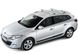 Поперечины Renault Clio универсал 09-12, 12- на рейлинги, Хром, Аэродинамическая