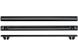 Багажник Infiniti QX70 (FX) 08-13, 13- на рейлінги, Черный, Аєродинамічна