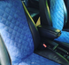 Накидки на передні сидіння Standart сині з алькантари (рівні)