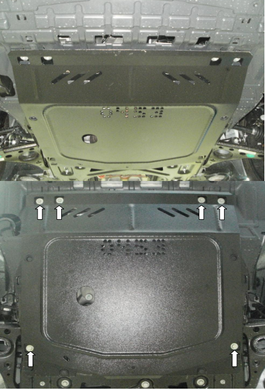 Захист двигуна Buick Encore (2012-2016) V-1,4; 1,8 i 1.0453.00
