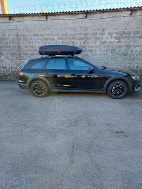 Автобокс Kenguru Discovery Carbon Line 400л 169х79х39 односторонній  чорний карбон &nbsp;