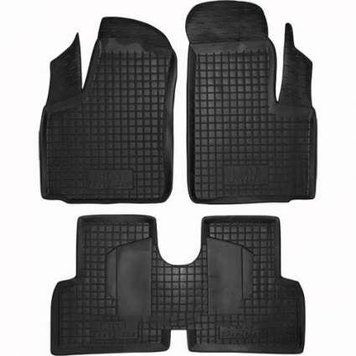 Килимки в салон для Fiat Doblo 2001 - 2010 черный, кт - 4шт 11173 Avto-Gumm
