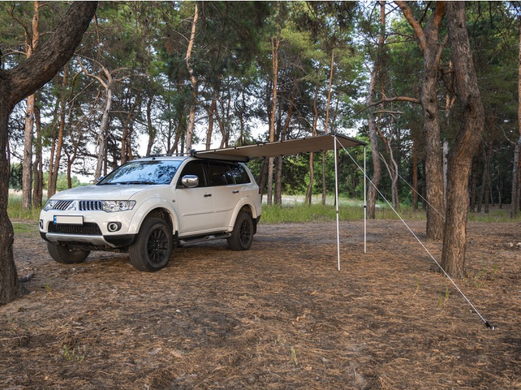 Автомобільна маркіза ORPRO 2х2.5м (з бічною стінкою та LED підсвіткою)