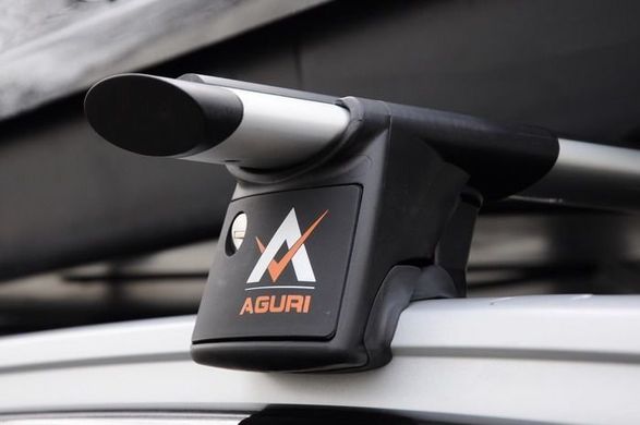 Поперечини Aguri Runner Volvo XC40 2018- на інтегровані рейлінги, Хром, Аєродинамічна