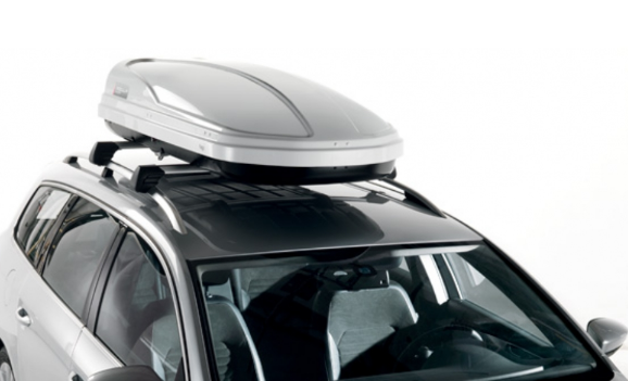 Автобокс Modula WEGO 500 білий глянсовий на дах автомобіля