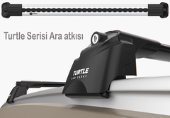 Поперечини Turtle AIR2 Seat Arona 2017- на інтегровані рейлінги,, Хром, Аєродинамічна
