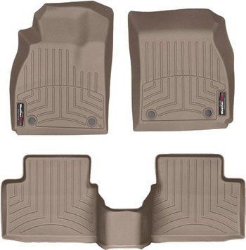 Коврики Weathertech Beige для Buick Regal (mkV)(4 small fixing) 2011-2017 (WT 4510021-453272)