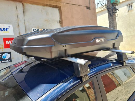 Багажник на крышу AUDI A6 Седан 2011-2019 ASAF v4 1,2м, Хром