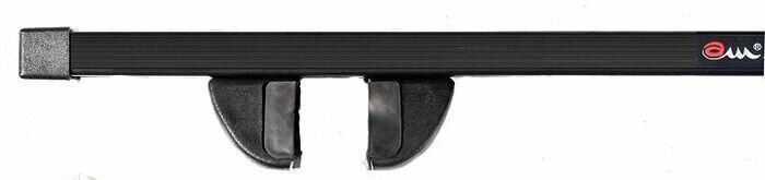 Поперечины CITROEN XM Kombi 1990-2000 Amos Futura STL на рейлинги 1,2м, Черный, Квадратная