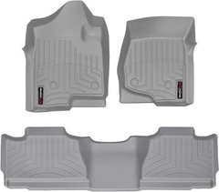 Килимки Weathertech Grey для Chevrolet Avalanche (mkII)(1 row bucket seats) 2007-2013 (WT 460661-460663)