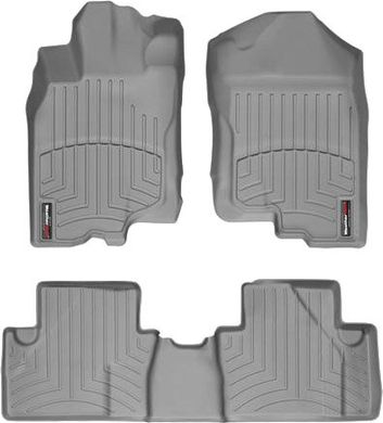 Килимки Weathertech Grey для Honda Insight (mkII)(without fixings) 2010-2014 (WT 462411-462412)