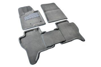 Коврики в салон 3D для Mitsubishi Pajero IV 2006- /Серые 5шт 84738