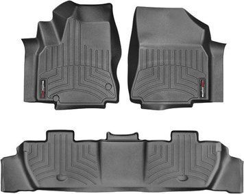 Коврики Weathertech Black для Citroen Berlingo Multispace; Peugeot Partner Tepee (mkII)(1-2 row) 2008-2018 (WT 445721-445722)