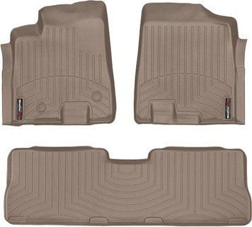 Коврики Weathertech Beige для&nbsp;Buick Rendezvous (mkI)(1-2 row) 2002-2007 (WT 450911-450912)
