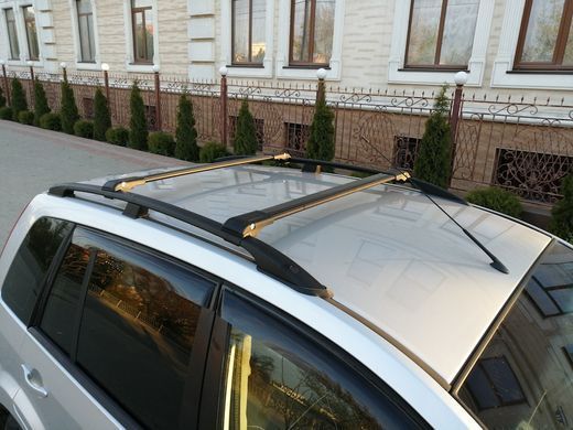 Поперечины на рейлинги Mercedes-Benz ML W163/164 черные
