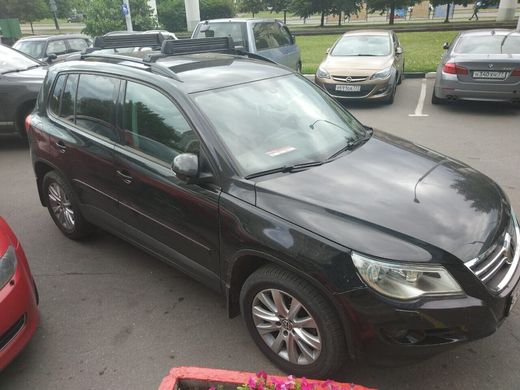 Багажник на рейлинги Fiat Scudo 2007-2015 черные без замка