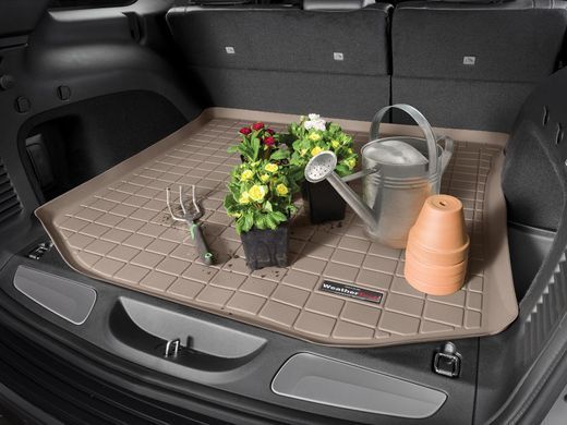 Коврик Weathertech Black для Dodge Durango (mkI)(no rear vents)(trunk behind 2 row) 1997-2003 (WT 40118)
