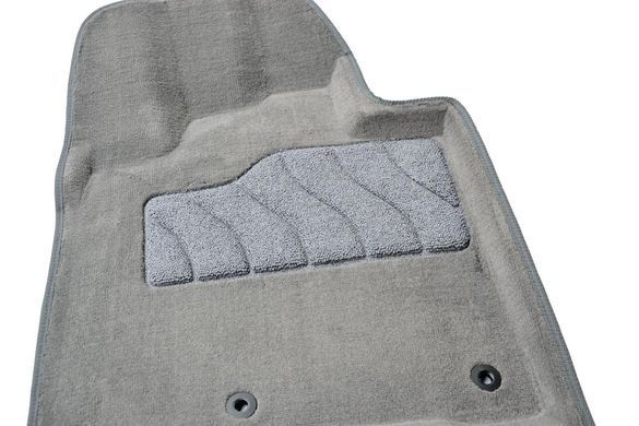 Коврики в салон 3D для Mitsubishi Pajero IV 2006- /Серые 5шт 84738