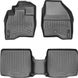 Килимки Weathertech Black для Ford Explorer (mkV)(1-2 row)(2 row bucket seats with console) 2017-2019 (WT 449811-443594)