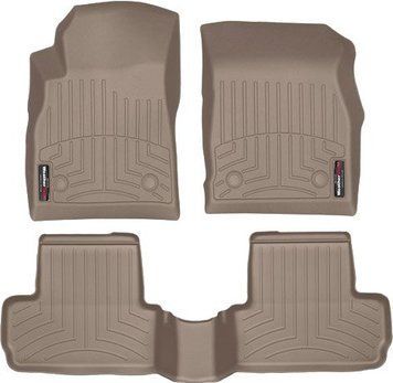 Коврики Weathertech Beige для Buick Verano (mkI) 2012-2017 (WT 456021-454412)