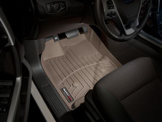 Коврики Weathertech Beige для Ford Edge (mkI)(manual driver seat) 2011-2014 (WT 453491-4510002)