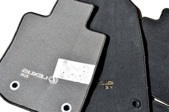 Коврики в салон ворсовые для Lexus GX460 (2013-) Черные, кт. 5шт PZ49C-J8351-AG