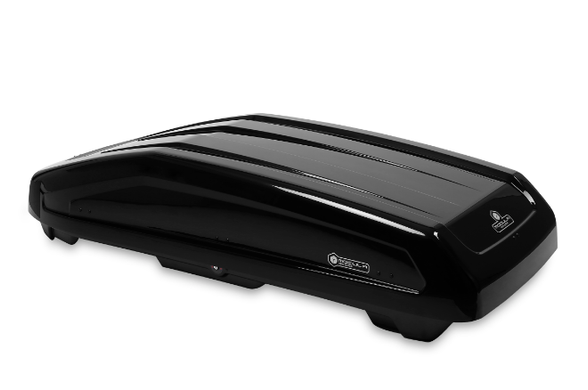 Автобокс Modula EVO 550 чорний глянсовий на дах автомобіля