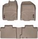 Коврики Weathertech Beige для Ford Edge (mkI)(manual driver seat) 2011-2014 (WT 453491-4510002)