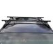Багажник на рейлинги AUDI A4 Allroad, Kombi 2009-2015 Kenguru ST 1,2м, Черный, Прямоугольная