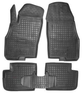 Коврики в салон для Fiat Punto черный, кт - 4шт 11386 Avto-Gumm