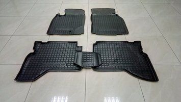 Килимки в салон для Mitsubishi Pajero Sport 1998-2008 черный, кт - 4шт 11238 Avto-Gumm