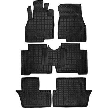 Коврики в салон для Mitsubishi Grandis 2003-2012 /7месный/ черный, кт 11389 Avto-Gumm