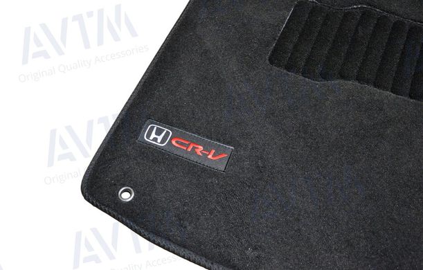 Килимки в салон текстильні для Honda CR-V (2006-2011) /Чёрные Premium BLCLX1206