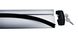 Поперечки MERCEDES BENZ M-klasa (W166) SUV 2012- Terra Wing на рейлінги 1,3м, Хром, Аєродинамічна