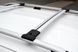Багажник DIAMOND V1 Peugeot Rifter 2019- на рейлінги, Хром, Аеродинамічна
