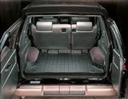Килимок Weathertech Black для Isuzu Trooper (mkII); Acura SLX (mkI)(trunk behind 2 row) 1991-2002 (WT 40014)
