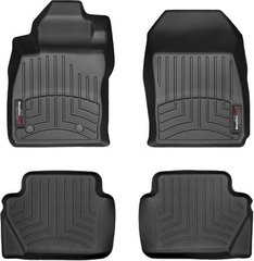 Килимки Weathertech Black для Ford Fiesta (US)(mkVII) 2014-2018 automatic (WT 443231-443233)