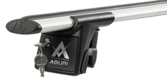 Поперечини Aguri Runner Peugeot 4008 2012- на інтегровані рейлінги, Хром, Аєродинамічна
