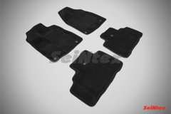 Коврики в салон 3D для Acura MDX 2014- /Черные 5шт 85954