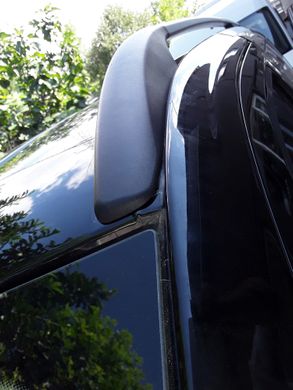 Рейлинги Mercedes Vito 639 2004-2015 короткая база черные (Compact) (ножка метал), Черные