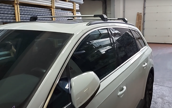 Багажник Audi Q7 2015+ на інтегровані рейлінги, Аєродинамічна