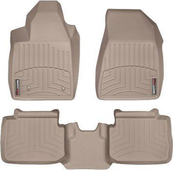 Килимки Weathertech Beige для Lancia Delta (mkIII) 2008-2014 (WT 454141-454152)