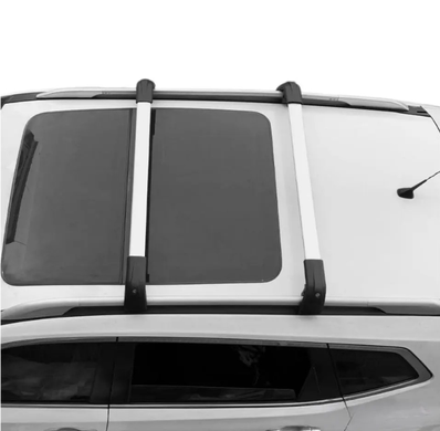 Поперечини EXCLUSIVE V2 Citroen C4 Cactus 2014- на інтегровані рейлінги,, Хром