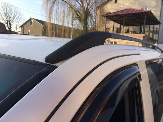 Рейлінги Mercedes Vito 447 2015+ коротка база чорні (Compact) (ніжка пластик), Черные