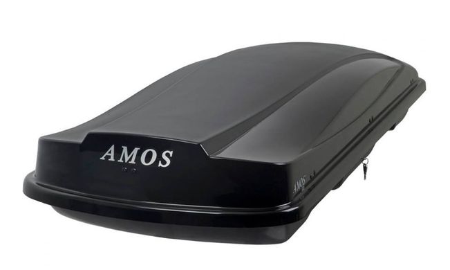 Автобокс Amos Travel Pack 500 210x77x32;черный глянец